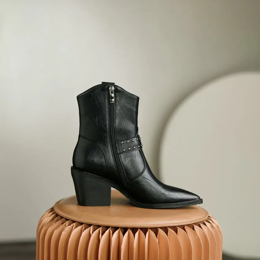 ESVEVA 2021 Pointed Toe PU Leather Classic Fashion Square High Heel Ankle Boots Black Platform Women Boots Big Size 34-43
ESVEVA 2021 Pointed Toe PU Leather Classic Fashion Square High Heel Ankle Boots Black Platform Women Boots Big Size 34-43