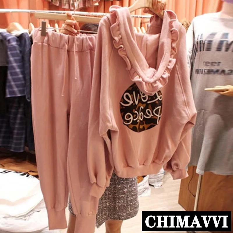 2020 New Fashion Autumn Women Clothes Casual Hooded Zip Jacket Hoodie + Loose Elastic Waist Sweatpant Two-piece Set Sports Suit
2020 New Fashion Autumn Women Clothes Casual Hooded Zip Jacket Hoodie + Loose Elastic Waist Sweatpant Two-piece Set Sports Suit