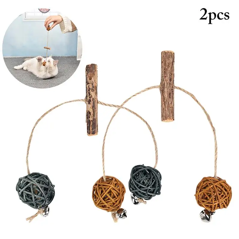 2Pcs/Set Funny Cat Toys Rattan Ball Bell Decor Cat Interactive Toy Cat Chew Toy Pet Supplies Cat Favors
2Pcs/Set Funny Cat Toys Rattan Ball Bell Decor Cat Interactive Toy Cat Chew Toy Pet Supplies Cat Favors