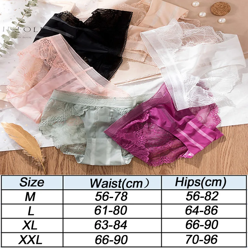 Poblador3Pcs/lot Sexy Women's Fashion Hollow Out Lace Panties Set Breathable Panty Low Waist Female Soft Comfort Lingerie Briefs
Poblador3Pcs/lot Sexy Women's Fashion Hollow Out Lace Panties Set Breathable Panty Low Waist Female Soft Comfort Lingerie Briefs