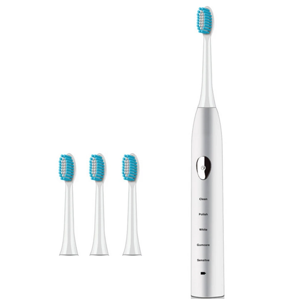 Ultrasonic Electric Toothbrush USB Rechargeable Waterproof Teeth Brush Toothbrush Head Replaceable For Adult Couple Gift
Ultrasonic Electric Toothbrush USB Rechargeable Waterproof Teeth Brush Toothbrush Head Replaceable For Adult Couple Gift
