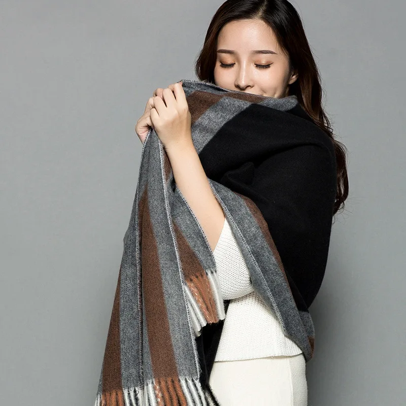 Cashmere Scarf Women Autumn And Winter Cashmere Scarf Thick Cashmere Solid Color Shawl Water Ripple Plain Color Pashmina
Cashmere Scarf Women Autumn And Winter Cashmere Scarf Thick Cashmere Solid Color Shawl Water Ripple Plain Color Pashmina