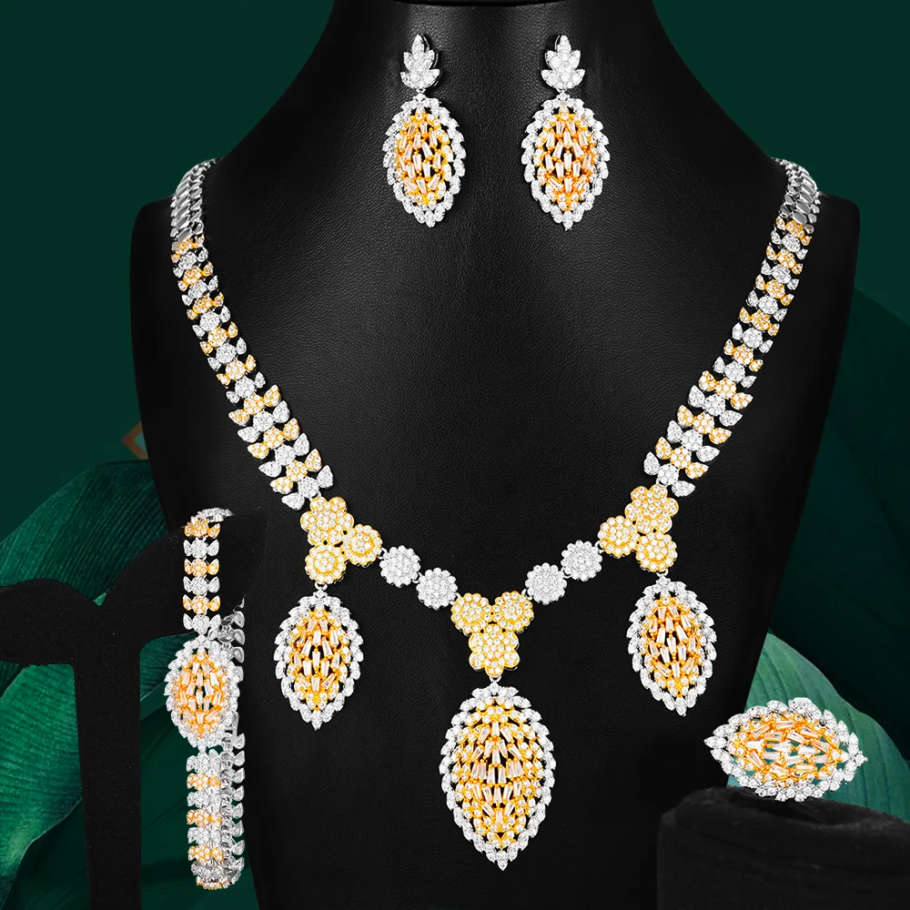 GODKI new Fashion Luxury 4PCS Waterdrop African Jewelry Set For Women Wedding Party Zirconia Indian Dubai Bridal Jewelry Set
GODKI new Fashion Luxury 4PCS Waterdrop African Jewelry Set For Women Wedding Party Zirconia Indian Dubai Bridal Jewelry Set