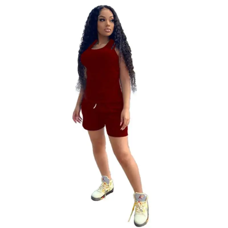 2021 Two Piece Set Tracksuit Women Summer Clothes Tank Top Biker Shorts Sweat Suits Plus Size Outfits Matching Sets Cool Girl
2021 Two Piece Set Tracksuit Women Summer Clothes Tank Top Biker Shorts Sweat Suits Plus Size Outfits Matching Sets Cool Girl