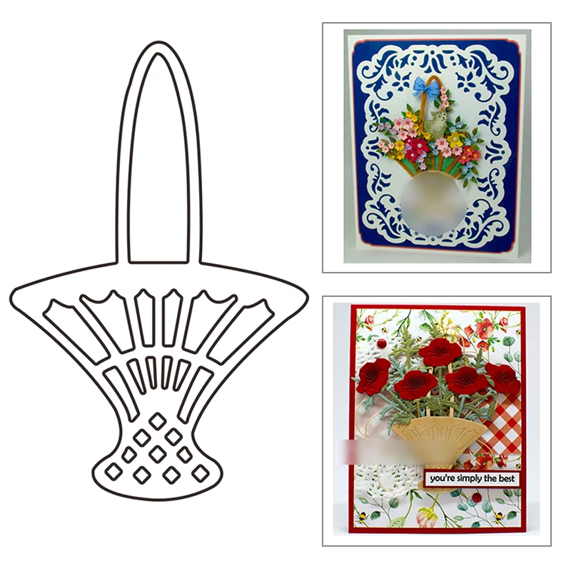 2021 New Flower Basket Metal Cutting Dies For DIY Craft Making Greeting Card and Album Paper Scrapbooking No Clear Stamps Sets
2021 New Flower Basket Metal Cutting Dies For DIY Craft Making Greeting Card and Album Paper Scrapbooking No Clear Stamps Sets