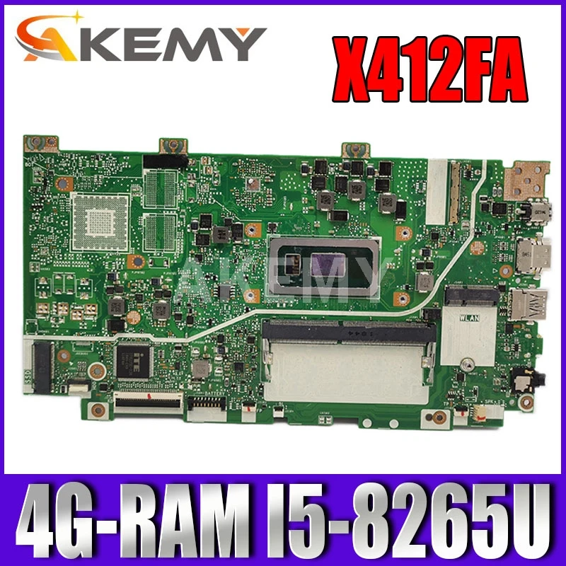 X412FA Mainboard For ASUS X412FA X412FJ X412FL X412F A412F F412F Laptop motherboard Motherboard 4G-RAM I5-8265U GM
X412FA Mainboard For ASUS X412FA X412FJ X412FL X412F A412F F412F Laptop motherboard Motherboard 4G-RAM I5-8265U GM