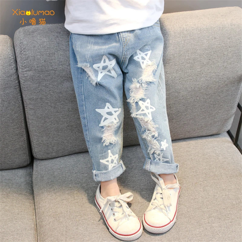 Baby girl jeans toddler girl denim jeans with holes Star Print Jeans Pants For Girls Elastic Waist kids denim pants children
Baby girl jeans toddler girl denim jeans with holes Star Print Jeans Pants For Girls Elastic Waist kids denim pants children