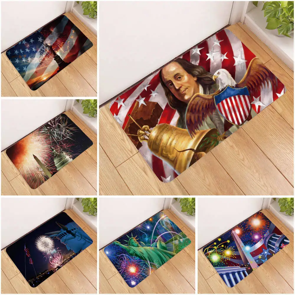 Independence Day President Eagle Doormat Door Mat Entrance Rug Home Carpet Living Room Bathroom Kitchen Floor Mats Anti Slip
Independence Day President Eagle Doormat Door Mat Entrance Rug Home Carpet Living Room Bathroom Kitchen Floor Mats Anti Slip