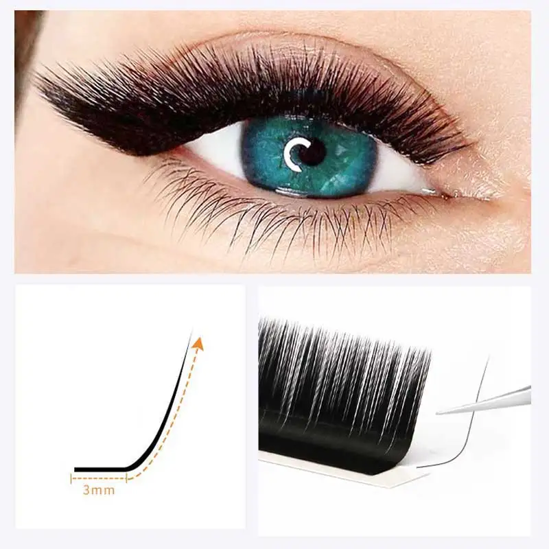 

L Curl Lash Extension 8-15mm MIX Matte Mink Eyelashes Extension Individual Eyelashes L+/LU/M Curl Makeup false Lashes