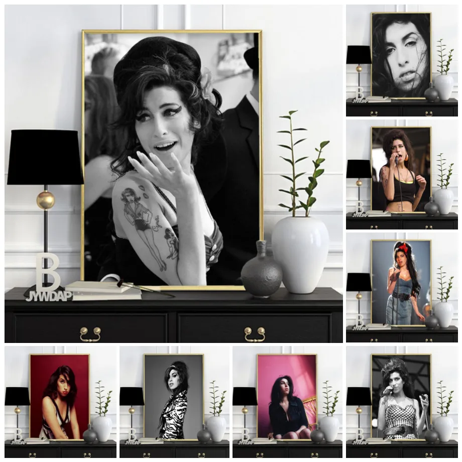Amy Winehouse Music Singer Star Pop Art Canvas Painting Sexy Wall Pictures Posters and Prints for Bedroom Living Room Home Decor 
Amy Winehouse Music Singer Star Pop Art Canvas Painting Sexy Wall Pictures Posters and Prints for Bedroom Living Room Home Decor