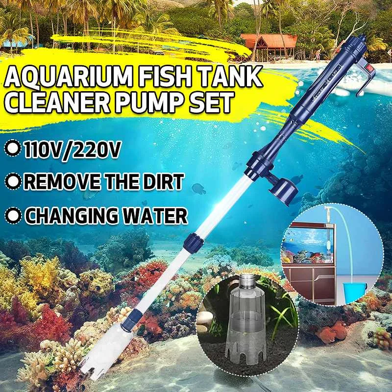 Fish Tank Water Change Aquarium Electric Filter Gravel Vacuum Cleaner Easy Operate Siphon Pump Strong Suction Pool Practical
Fish Tank Water Change Aquarium Electric Filter Gravel Vacuum Cleaner Easy Operate Siphon Pump Strong Suction Pool Practical