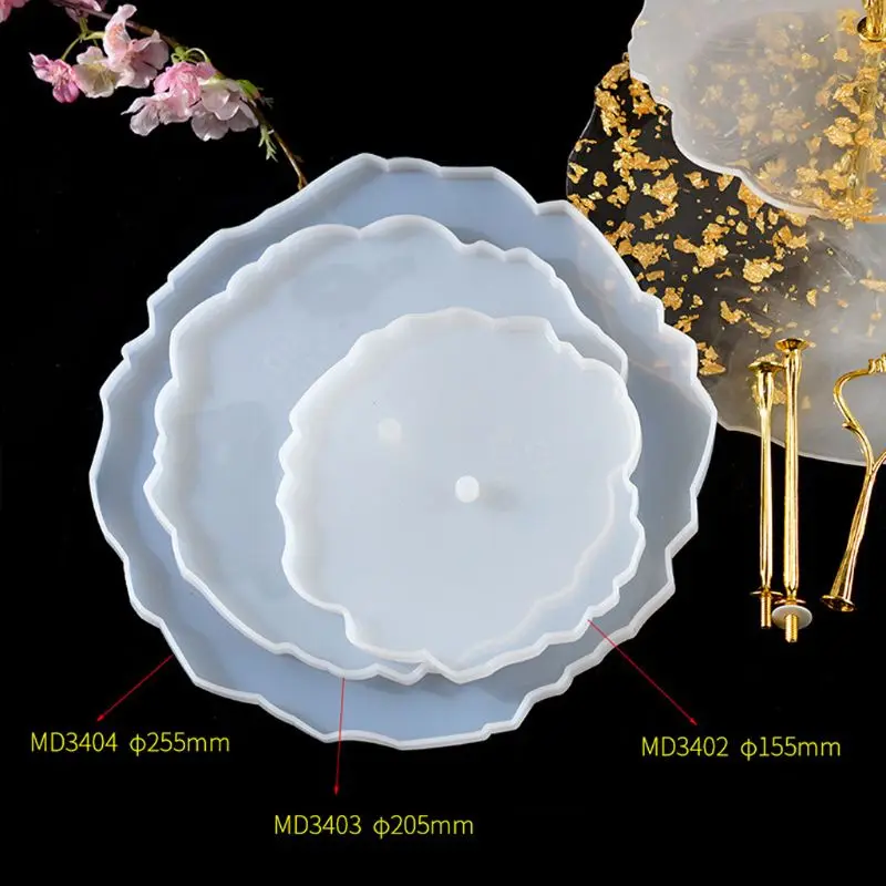 3 Tier Cake Fruit Food Plate Stand Resin Casting Mold Irregular Fruit Disc Big Plate Resin Mold Fruit Tray Art Crafts
3 Tier Cake Fruit Food Plate Stand Resin Casting Mold Irregular Fruit Disc Big Plate Resin Mold Fruit Tray Art Crafts