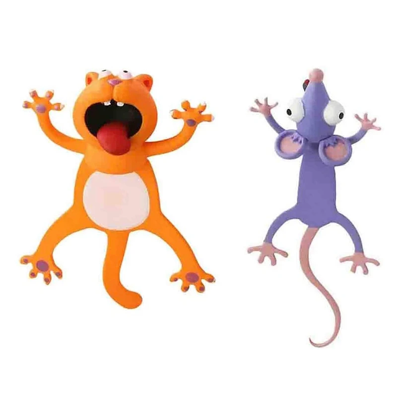 2Pcs Animal Bookmarks 3D Stereo Cartoon Lovely Bookmark Novelty Funny Student Stationery Gift Bookmark for Kids
2Pcs Animal Bookmarks 3D Stereo Cartoon Lovely Bookmark Novelty Funny Student Stationery Gift Bookmark for Kids