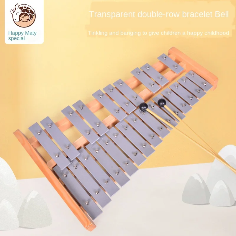 25-Tone Xylophone Aluminum Plate Piano Orff Percussion Instrument Knocking Piano Steel Plate Bell Piano
25-Tone Xylophone Aluminum Plate Piano Orff Percussion Instrument Knocking Piano Steel Plate Bell Piano