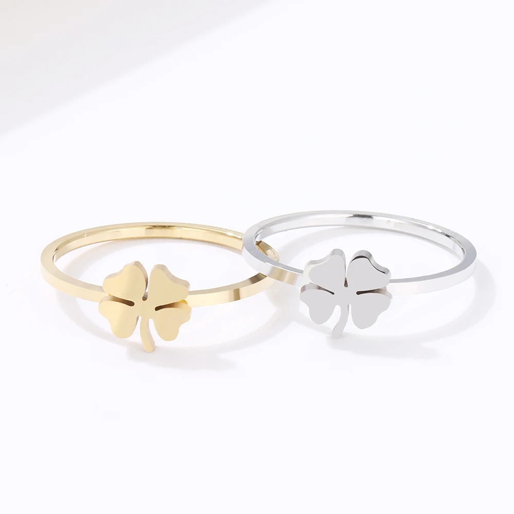 For Women Clover Pattern Ring New 316L Stainless Steel Girls Luxury Party / Wedding Jewelry R315
For Women Clover Pattern Ring New 316L Stainless Steel Girls Luxury Party / Wedding Jewelry R315