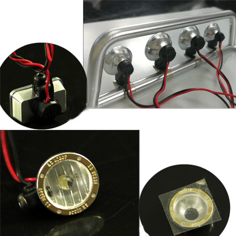 1pcs Metal Etching Spotlight DIY LED HeadLight for 1/14 Tamiya RC Tractor Truck Accessories Parts
1pcs Metal Etching Spotlight DIY LED HeadLight for 1/14 Tamiya RC Tractor Truck Accessories Parts