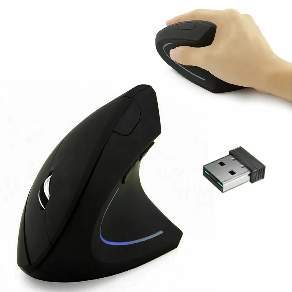 Wireless Mouse Vertical Gaming USB Computer Mouse Ergonomic Desktop Vertical Mouse 1600DPI For PC Notebook Office Home
Wireless Mouse Vertical Gaming USB Computer Mouse Ergonomic Desktop Vertical Mouse 1600DPI For PC Notebook Office Home