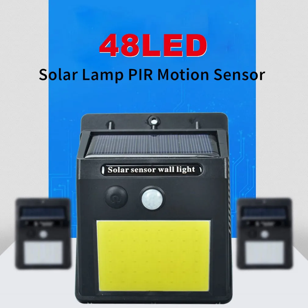 48 LED Solar Light Outdoor Solar Lamp PIR Motion Sensor Solar Powered Sunlight Waterproof Street Light for Garden Decoration
48 LED Solar Light Outdoor Solar Lamp PIR Motion Sensor Solar Powered Sunlight Waterproof Street Light for Garden Decoration