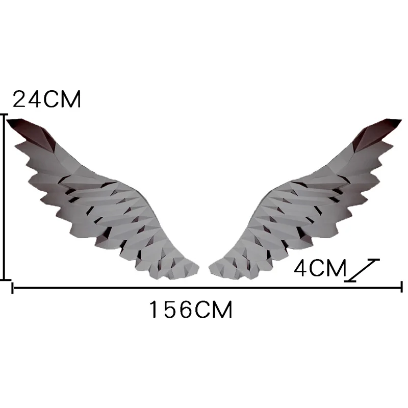 156cm Holy Angel Wings Wall Decor Home Art Decoration Paper Model,Low Poly 3D Papercraft,Handmade DIY Adult Craft Toy RTY213
156cm Holy Angel Wings Wall Decor Home Art Decoration Paper Model,Low Poly 3D Papercraft,Handmade DIY Adult Craft Toy RTY213