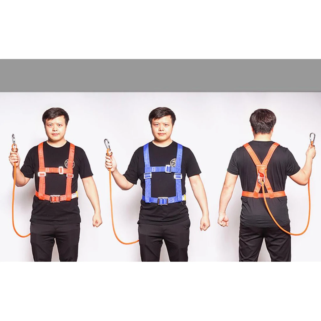 Safety Lanyard Outdoor Climbing Harness Belt Fall Protection Rope with Carabiners Single / Dual Leg Outdoor Climbing Accessories
Safety Lanyard Outdoor Climbing Harness Belt Fall Protection Rope with Carabiners Single / Dual Leg Outdoor Climbing Accessories