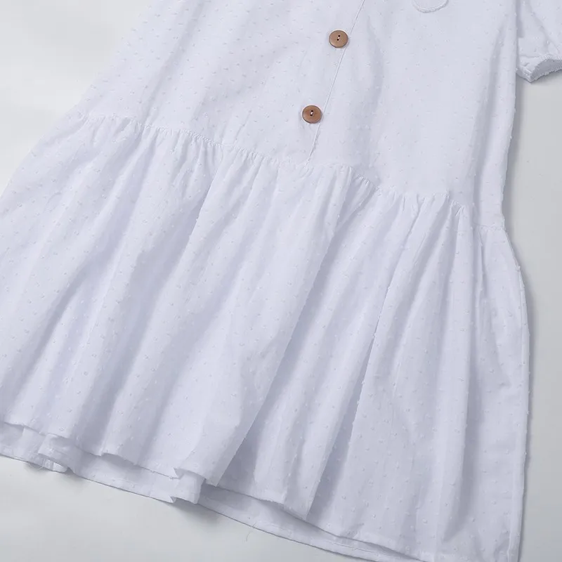 Alldoke White Dress Summer 2021 Turn-down Collar Puff Sleeve Button Dresses Ladies A-line High Waist Mini Dress Vestidos Femme
Alldoke White Dress Summer 2021 Turn-down Collar Puff Sleeve Button Dresses Ladies A-line High Waist Mini Dress Vestidos Femme