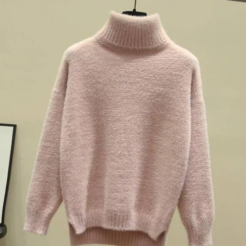 WEIHAOBANG 2021 New Autumn Winter Women's High Neck Thickened Pullover Solid Color Irregular Long Sleeve Knitted Sweater
WEIHAOBANG 2021 New Autumn Winter Women's High Neck Thickened Pullover Solid Color Irregular Long Sleeve Knitted Sweater