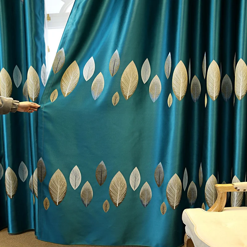 2021 New Modern Curtains for Living Dining Room Bedroom Silk Brocade Jacquard Cloth Size Leaf Curtains Home Window Curtain
2021 New Modern Curtains for Living Dining Room Bedroom Silk Brocade Jacquard Cloth Size Leaf Curtains Home Window Curtain