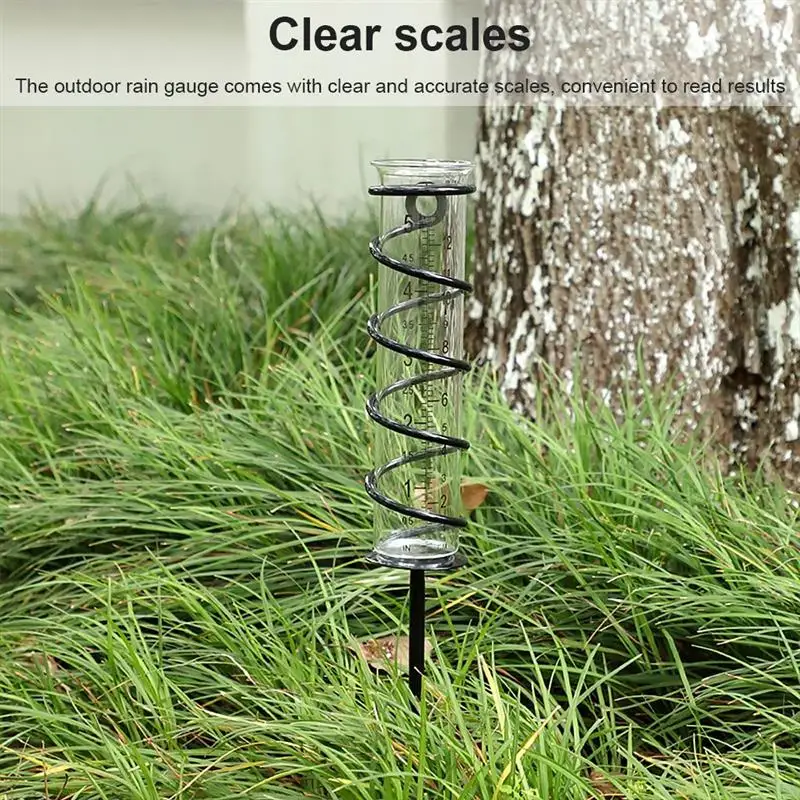 12/17 Scale Garden Rain Measure Gauge Outdoor Rainwater Measurement Instrument with Stake Lawn Yard Decorative Measurer
12/17 Scale Garden Rain Measure Gauge Outdoor Rainwater Measurement Instrument with Stake Lawn Yard Decorative Measurer