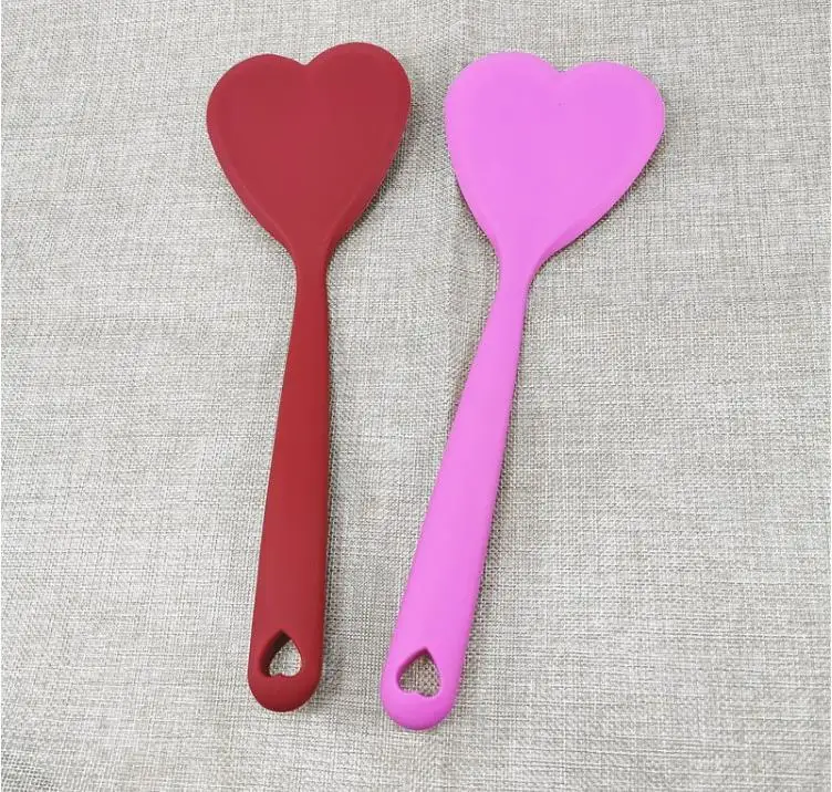 Cake Silicone Spatula Utensil Red Heart Shape Spoon Baking & Pastry Spatulas Scraper Non-stick Cooking Shovel
Cake Silicone Spatula Utensil Red Heart Shape Spoon Baking & Pastry Spatulas Scraper Non-stick Cooking Shovel
