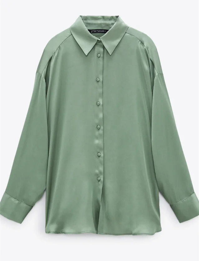 ZCSMLL Turn-down Collar Loose Women Blouse Long Sleeve 2021 Summer Autumn Loose Big Size Solid Color Female Shirt Tide
ZCSMLL Turn-down Collar Loose Women Blouse Long Sleeve 2021 Summer Autumn Loose Big Size Solid Color Female Shirt Tide
