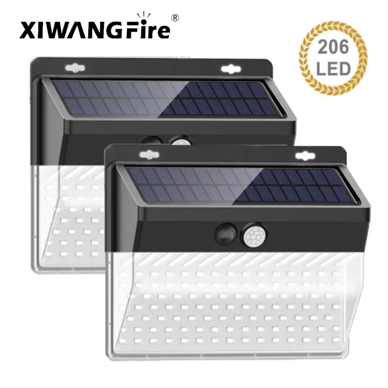 Solar Wall Light 136 206LED Infrared Sensor Private Model Garden LED Light Outdoor Light Solar Lamp Motion Sensor Hanging
Solar Wall Light 136 206LED Infrared Sensor Private Model Garden LED Light Outdoor Light Solar Lamp Motion Sensor Hanging