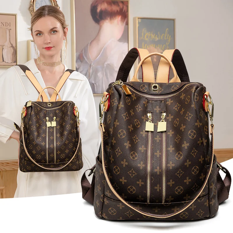 Anti Theft Backpack Women's 2021 New Style Korean Fashion Large Capacity Mummy Backpack Leisure Travel Bag
Anti Theft Backpack Women's 2021 New Style Korean Fashion Large Capacity Mummy Backpack Leisure Travel Bag