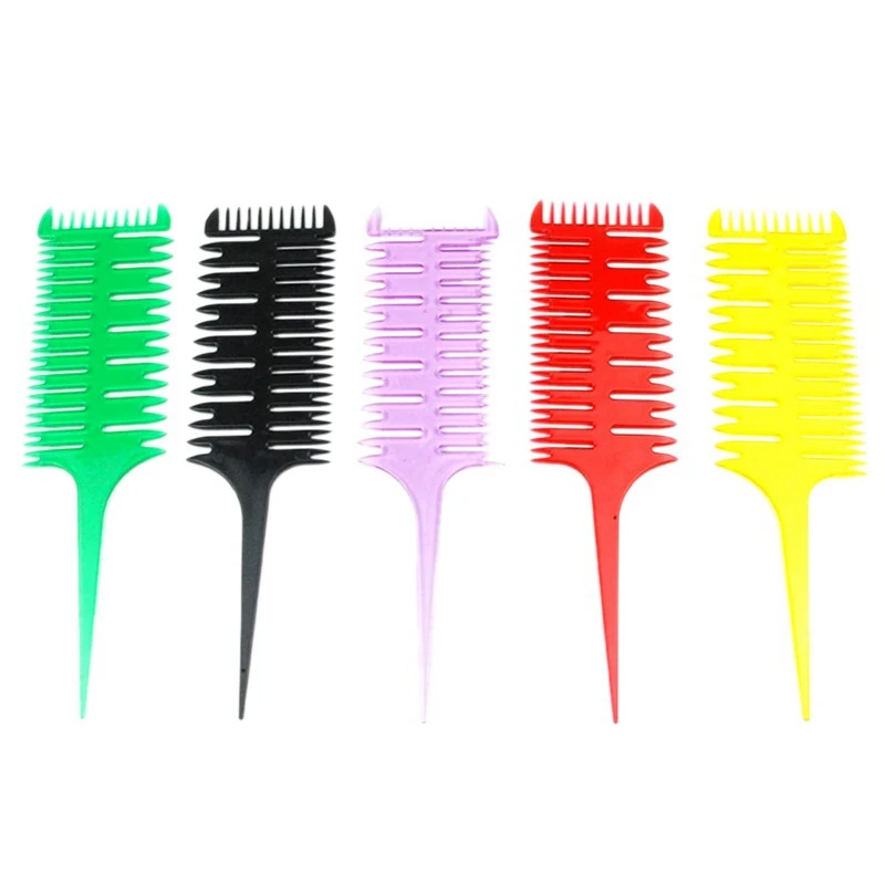 5Pcs Professional Easy to Use Weaving Comb Hair Dye Styling Tool Salon Hair Dyeing Comb 3-Way Sectioning Highlight Comb
5Pcs Professional Easy to Use Weaving Comb Hair Dye Styling Tool Salon Hair Dyeing Comb 3-Way Sectioning Highlight Comb