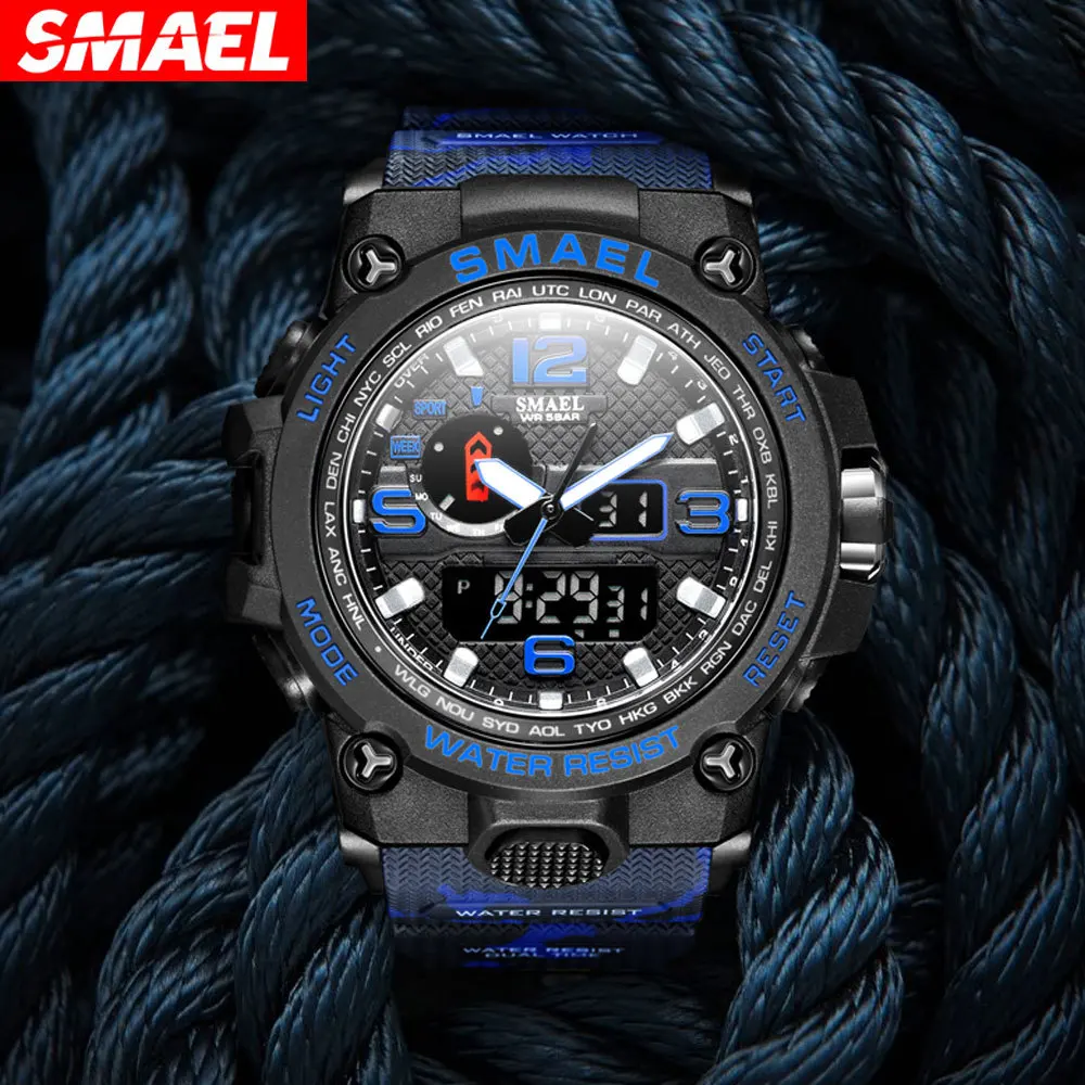 Men's Trendy Fashion Outdoor Casual Sports Multi-Function Waterproof Drop-Resistant Watch Sports and Leisure Watch
Men's Trendy Fashion Outdoor Casual Sports Multi-Function Waterproof Drop-Resistant Watch Sports and Leisure Watch