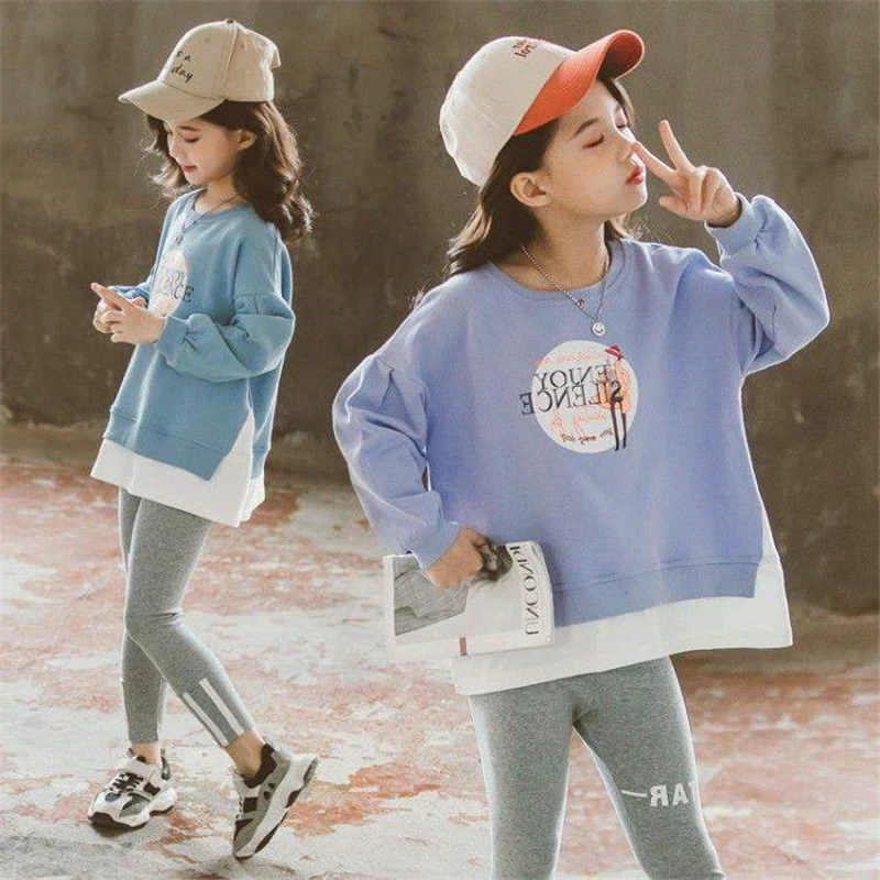 New Spring Autumn Winter Warm Children Girls Suit Sweater Pants 2Pcs/Sets Violet Blue Clothing Kids Sport School High Quality
New Spring Autumn Winter Warm Children Girls Suit Sweater Pants 2Pcs/Sets Violet Blue Clothing Kids Sport School High Quality