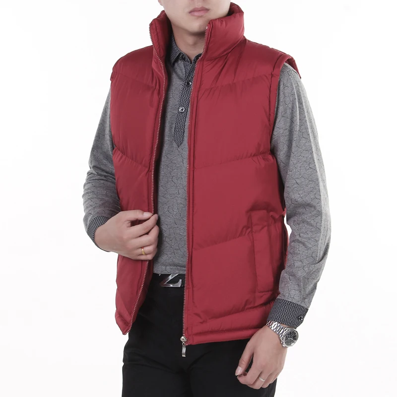 Autumn Winter Puff Vest Men Red Navy Blue Black Puff Waistcoat Man Stand Collar Quilted Sleeveless Parka Warm Lightweight Vests
Autumn Winter Puff Vest Men Red Navy Blue Black Puff Waistcoat Man Stand Collar Quilted Sleeveless Parka Warm Lightweight Vests