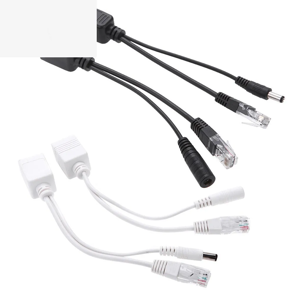 POE Adapter Cable RJ45 Injector Splitter Kit Tape Screened Passive Synthesizer Separator Combiner Power Over Ethernet12-48v
POE Adapter Cable RJ45 Injector Splitter Kit Tape Screened Passive Synthesizer Separator Combiner Power Over Ethernet12-48v