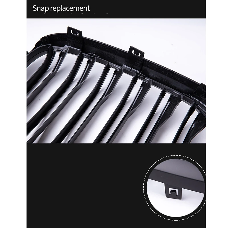 Car Glossy Piano Black Front Hood Kidney Grille Grill For-BMW X3 G01 X4 G02 2018-2021
Car Glossy Piano Black Front Hood Kidney Grille Grill For-BMW X3 G01 X4 G02 2018-2021