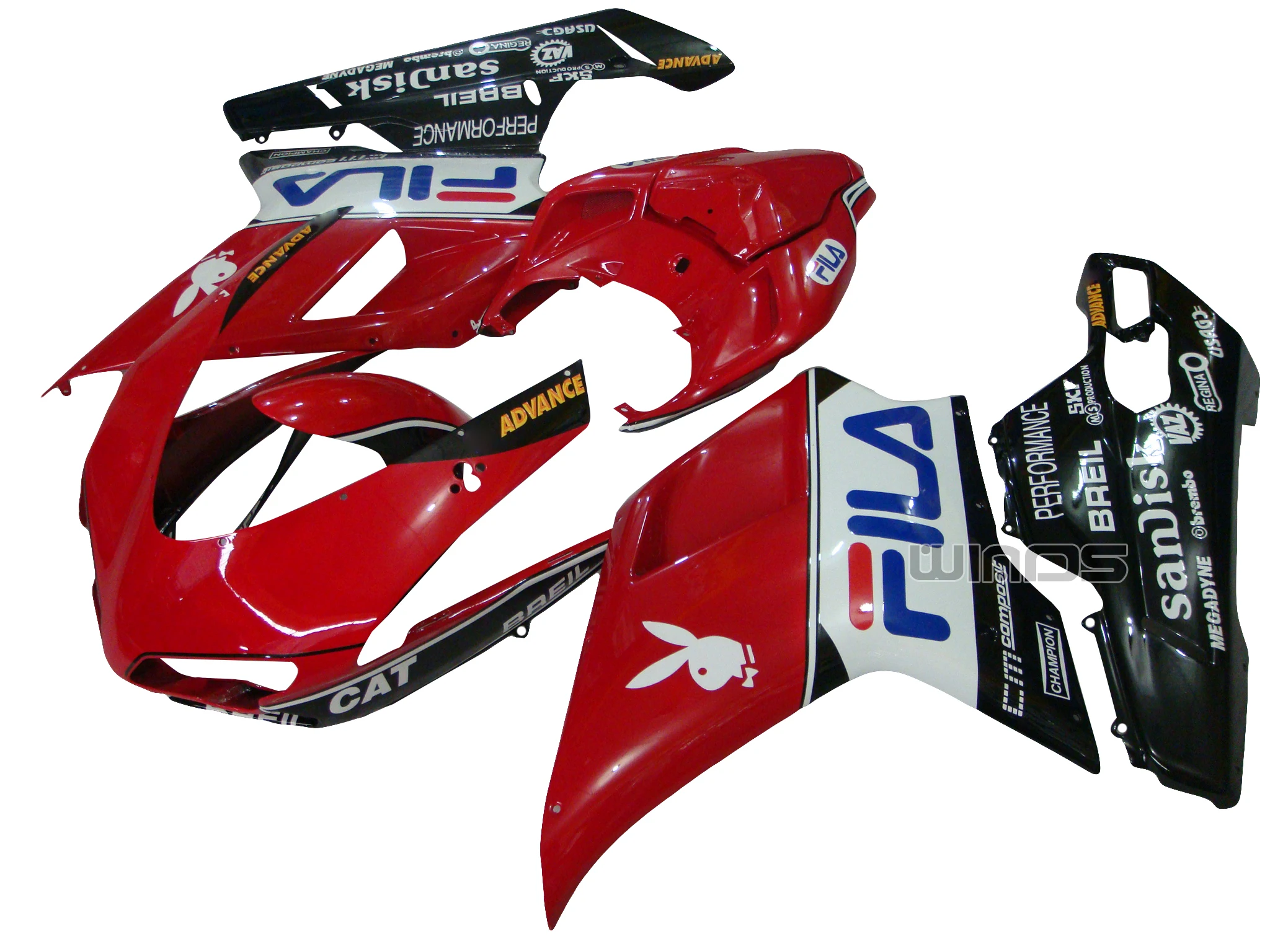 Injection Fairing Kit for Ducati 848 1098 1198 2007 2008 2009 2010 2011
Injection Fairing Kit for Ducati 848 1098 1198 2007 2008 2009 2010 2011