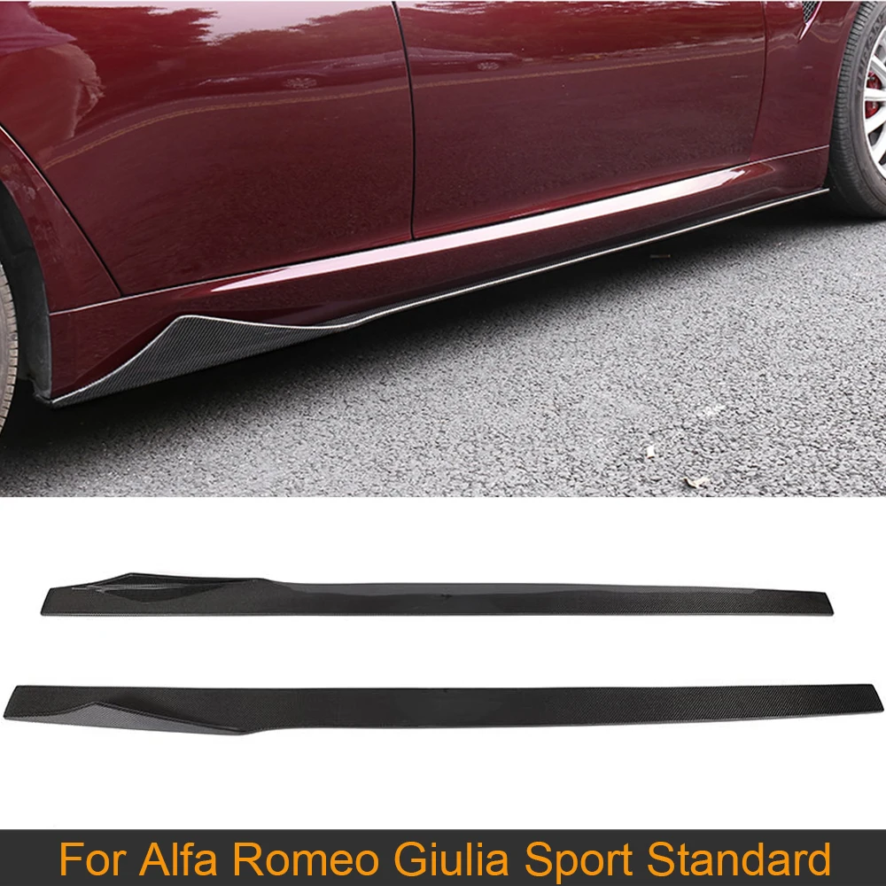 Боковые юбки из углеродного волокна для Alfa Romeo Giulia Standard Sport 2017-2020, комплекты кузова автомобиля, боковые юбки бампера, удлинители губ
Боковые юбки из углеродного волокна для Alfa Romeo Giulia Standard Sport 2017-2020, комплекты кузова автомобиля, боковые юбки бампера, удлинители губ