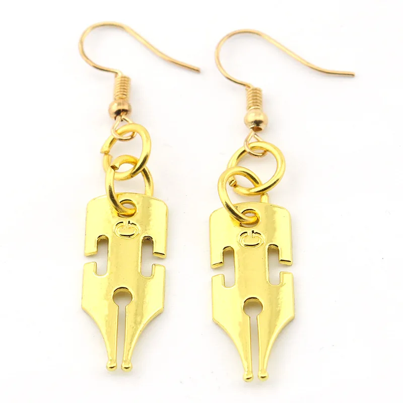 Japanese Anime JoJo bizarre Rohan Kishibe nib pen earring cosplay jewelry accessories
Japanese Anime JoJo bizarre Rohan Kishibe nib pen earring cosplay jewelry accessories