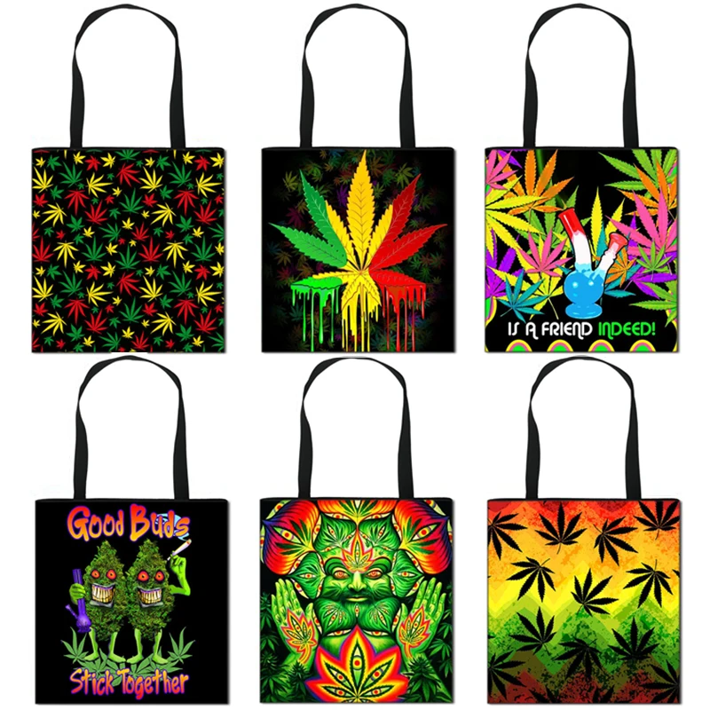 Weeds Leaf Women Shoulder Bag Casual Totes Ladies Handbag Canvas Storage Bags Large Capacity Shopping Bag
Weeds Leaf Women Shoulder Bag Casual Totes Ladies Handbag Canvas Storage Bags Large Capacity Shopping Bag