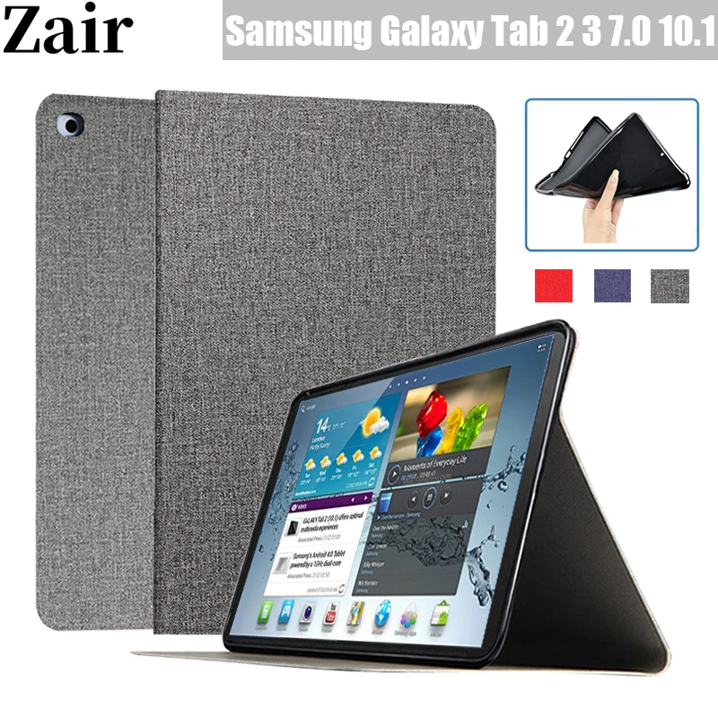 

Чехол для планшета Samsung Galaxy Tab 2 3 10,1, P5100, P5110, P7500, P5200, P5210, кожаный чехол-подставка из искусственной кожи, чехол-книжка для Tab 2 7,0, P3100