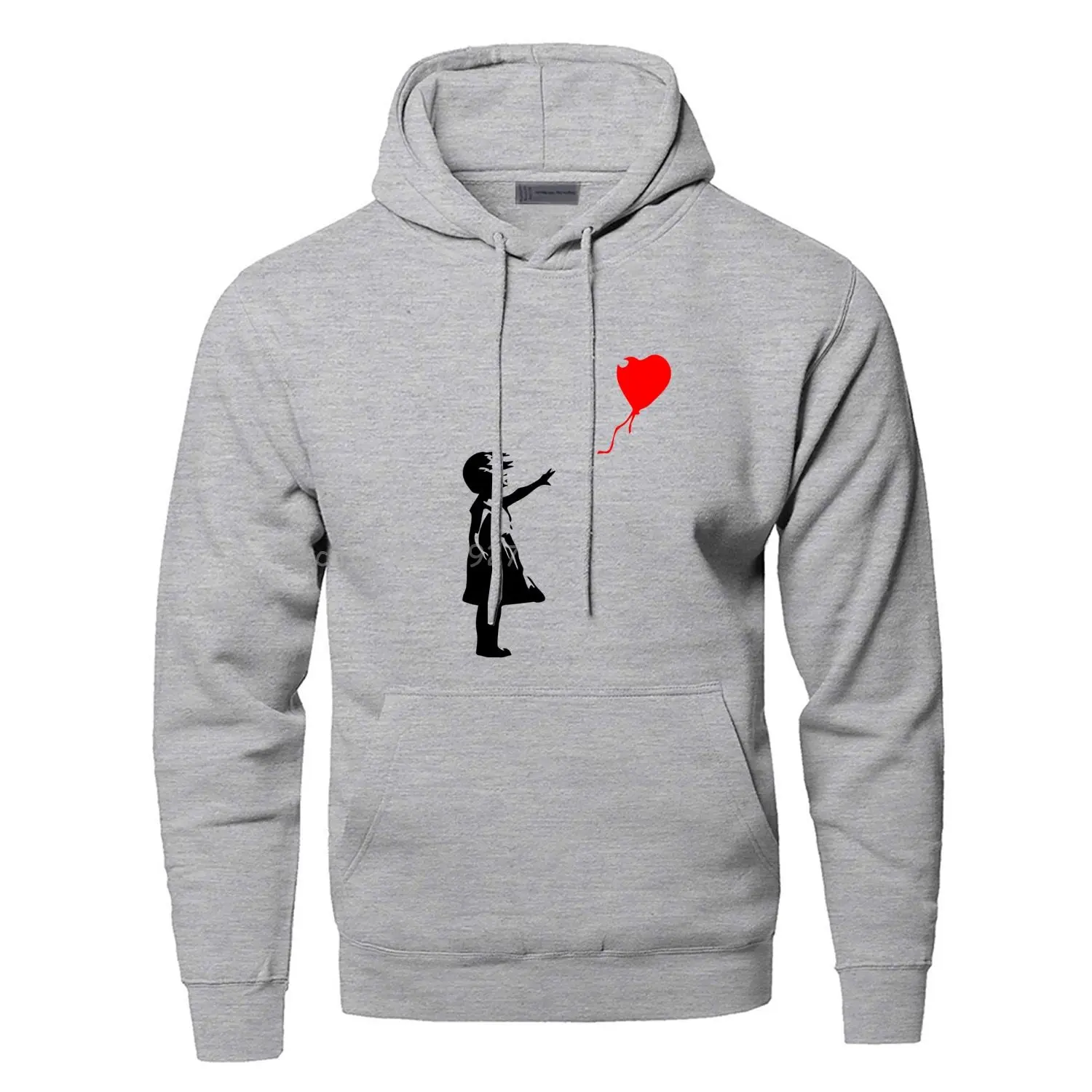 Свитшоты World худи Peace мужские Kcco воздушные шары Бэнкси Love толстовка с капюшоном