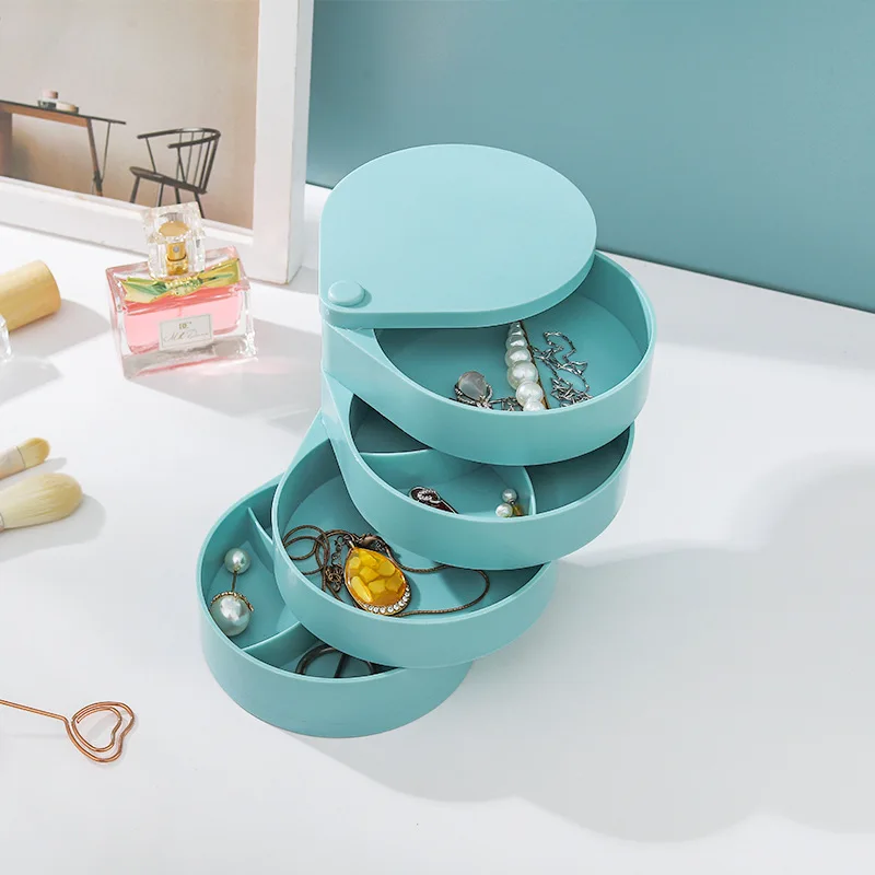Storage Box Rotating Jewelry Holder Storage Box Necklace Earrings European Style Simple Packing Multi-layer Storage Box
Storage Box Rotating Jewelry Holder Storage Box Necklace Earrings European Style Simple Packing Multi-layer Storage Box