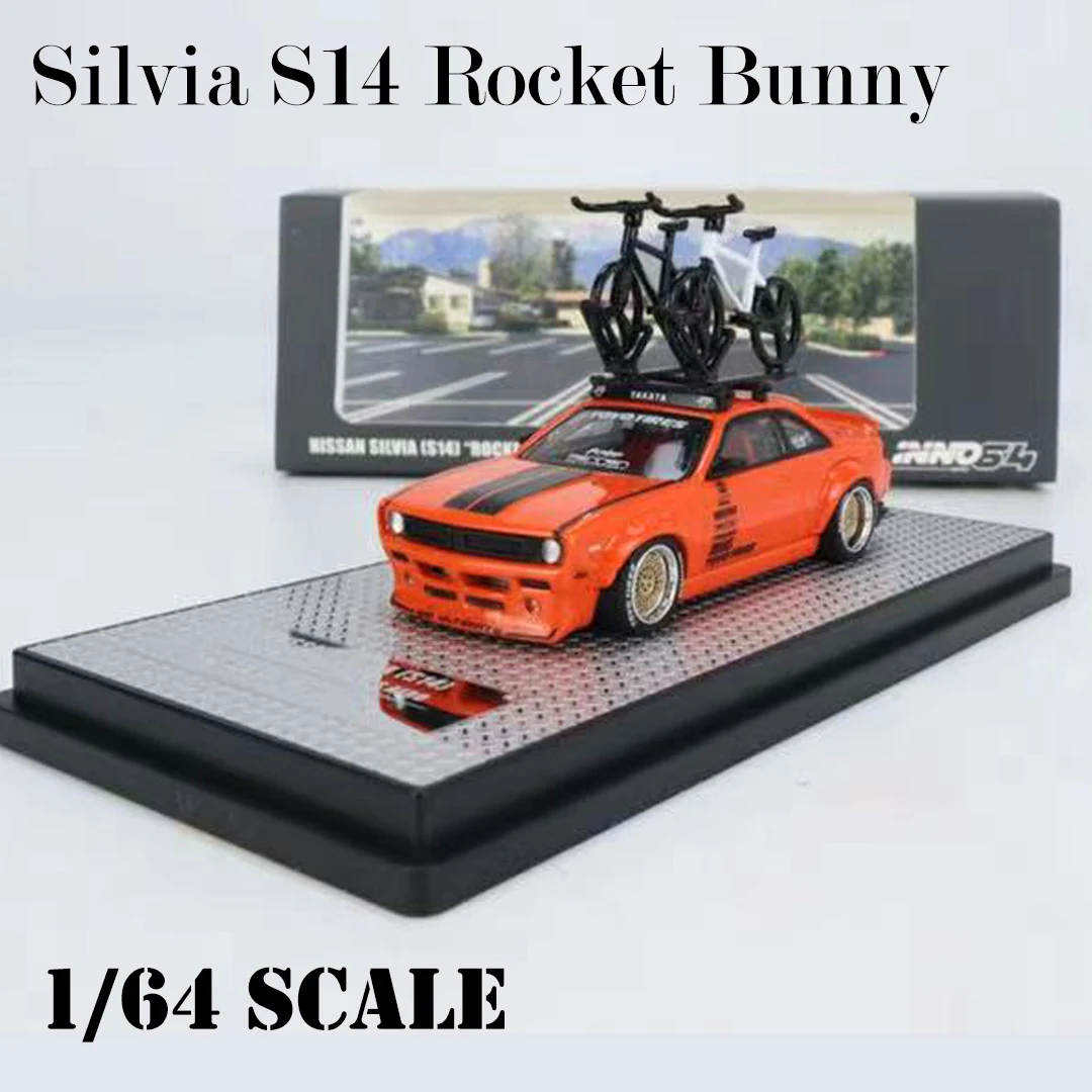 Модель автомобиля INNO 1/64 Nissan Silvia S14 Rocket Bunny Boss Aero, коллекция литых автомобилей с велосипедами и багажником на крышу
Модель автомобиля INNO 1/64 Nissan Silvia S14 Rocket Bunny Boss Aero, коллекция литых автомобилей с велосипедами и багажником на крышу