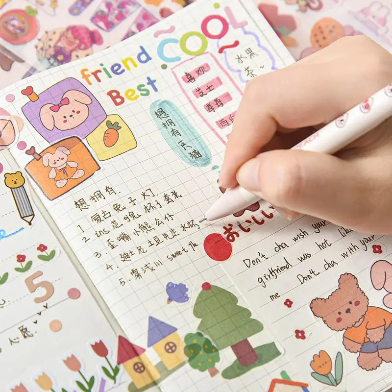 Girl Long Strips and Paper Tape Stickers Cute Decoration Diary Homemade Diy Stickers Sticker Pack Toys for Girls Stickers
Girl Long Strips and Paper Tape Stickers Cute Decoration Diary Homemade Diy Stickers Sticker Pack Toys for Girls Stickers