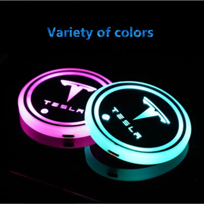 Led Car Logo Cup Light UBS Car Atmosphere Light Colorful Water Coaster For Tesla Model 3 Y X 2021 Luminous Coaster Accessories
Led Car Logo Cup Light UBS Car Atmosphere Light Colorful Water Coaster For Tesla Model 3 Y X 2021 Luminous Coaster Accessories