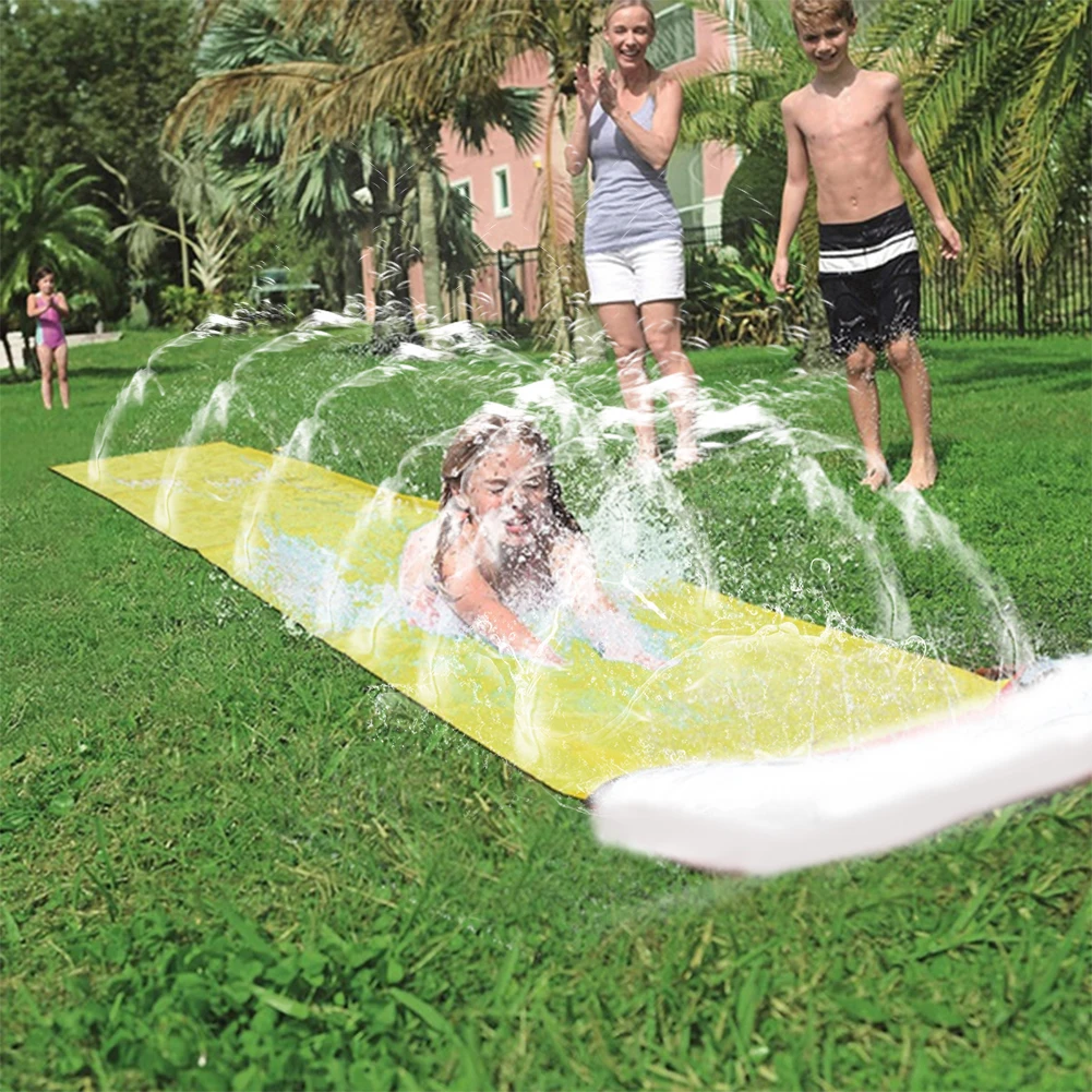 Top Quality 4.8*0.7m Water Slide Fun Lawn Slide Pool Inflation Summer Backyard Outdoor Lawn Water Slide Toy for Kids Adults
Top Quality 4.8*0.7m Water Slide Fun Lawn Slide Pool Inflation Summer Backyard Outdoor Lawn Water Slide Toy for Kids Adults