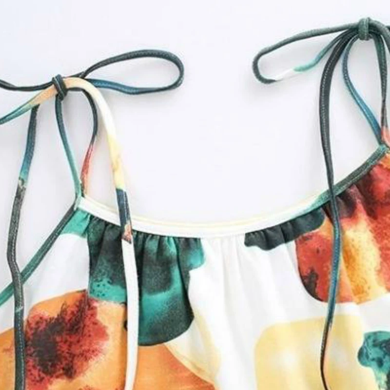 Nightgowns Women Sling Slash Collar Printed Ruffles Korean Style Sexy Sleeveless Summer Fashion Chic Soft Pleated Girl Sleepwear
Nightgowns Women Sling Slash Collar Printed Ruffles Korean Style Sexy Sleeveless Summer Fashion Chic Soft Pleated Girl Sleepwear